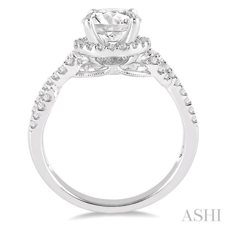 Semi-Mount Diamond Engagement Ring