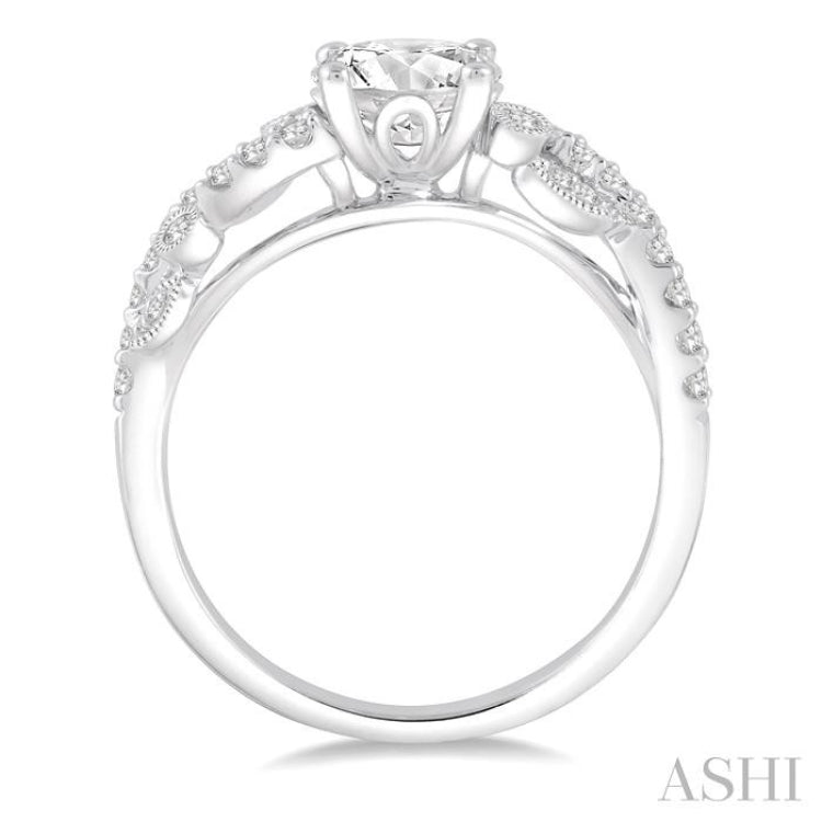 Semi-Mount Diamond Engagement Ring