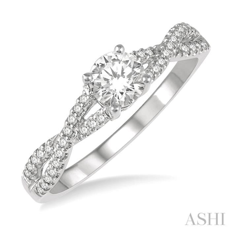 Semi-Mount Diamond Engagement Ring