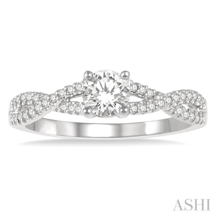 Semi-Mount Diamond Engagement Ring