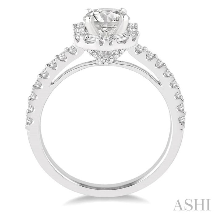 Semi-Mount Diamond Engagement Ring