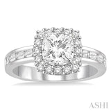 Semi-Mount Diamond Engagement Ring