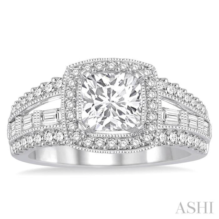 Semi-Mount Diamond Engagement Ring