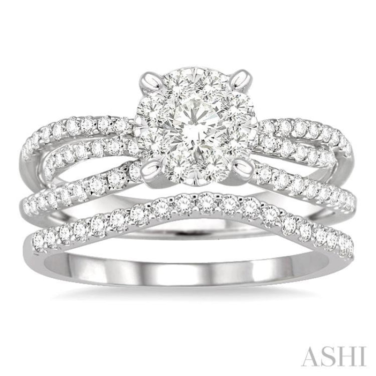 Lovebright Diamond Wedding Set