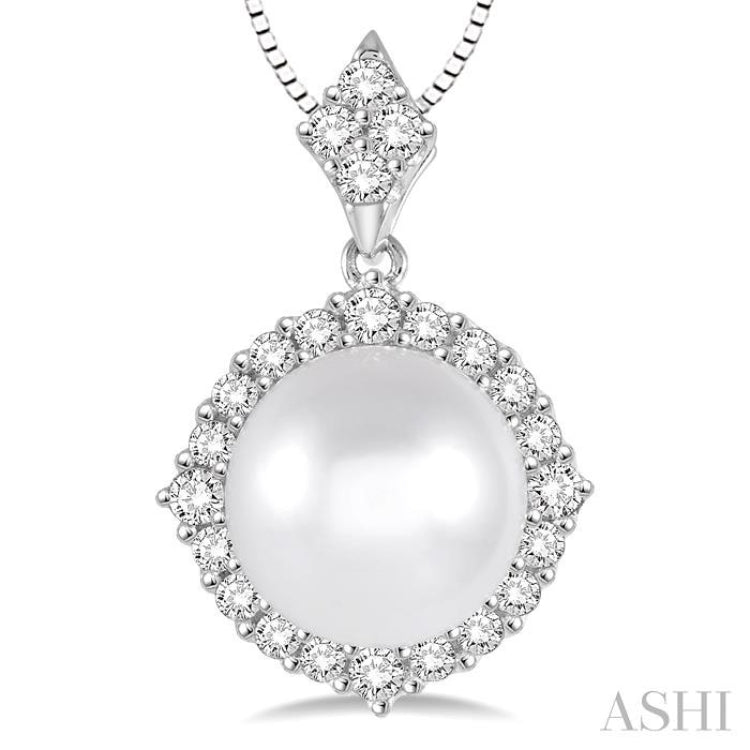 Pearl & Diamond Pendant