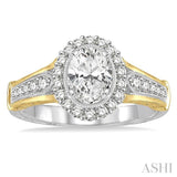 Oval Shape Diamond Engagement Ring