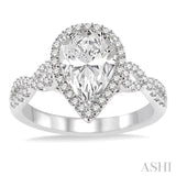 Pear Shape Diamond Engagement Ring