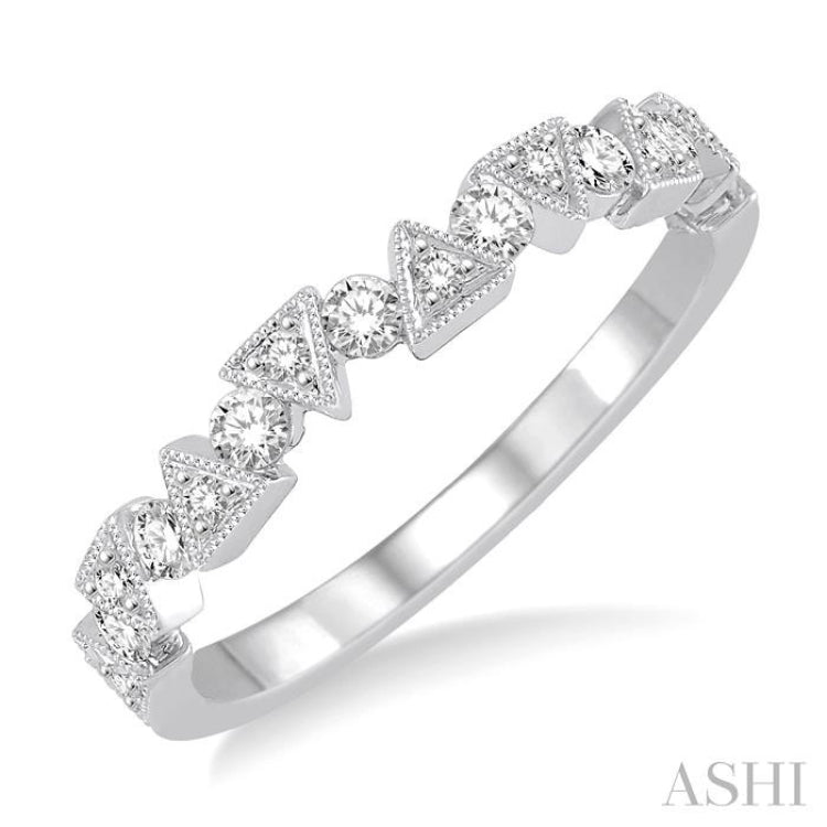 Stackable Diamond Wedding Band