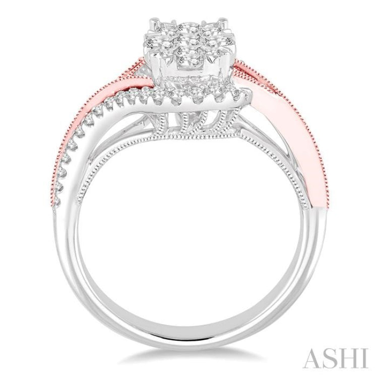 Oval Shape Lovebright Diamond Ring