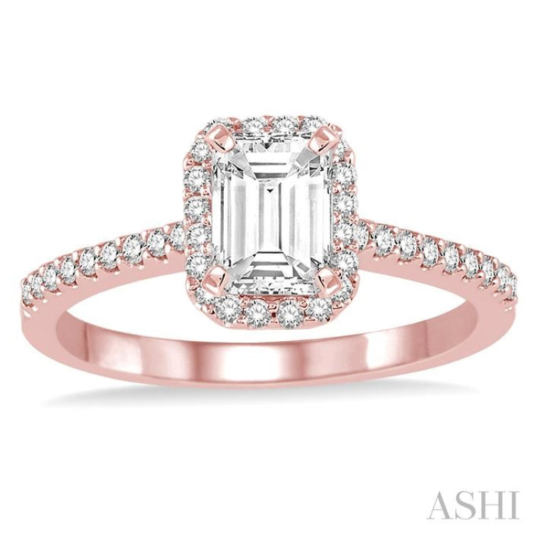 Semi-Mount Diamond Engagement Ring