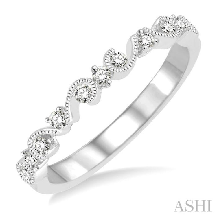 Stackable Diamond Wedding Band