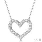 Heart Shape Diamond Necklace