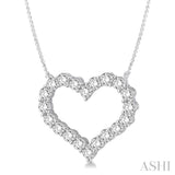 Heart Shape Diamond Necklace