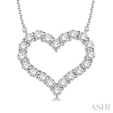 Heart Shape Diamond Necklace