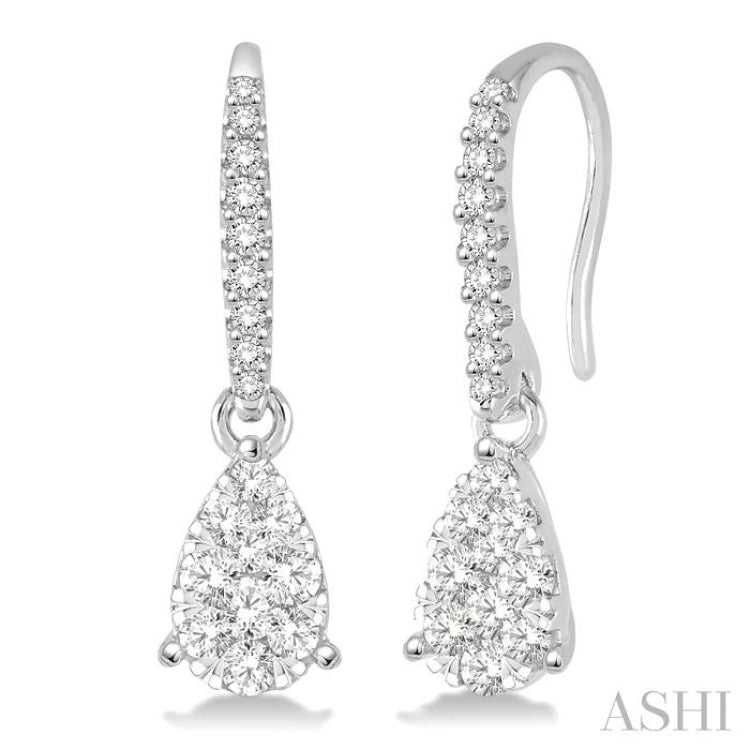 Pear Shape Lovebright Essential Diamond Earrings