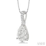 Pear Shape Lovebright Essential Diamond Pendant