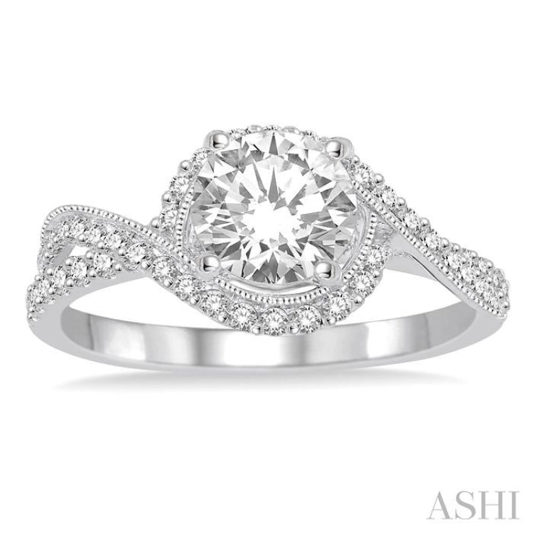 Semi-Mount Diamond Engagement Ring