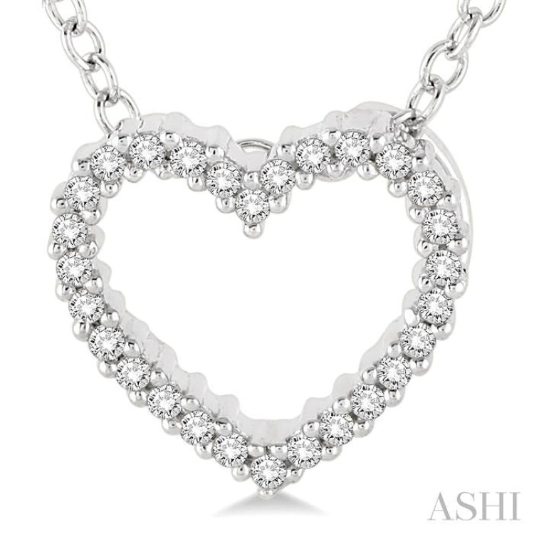 Heart Shape Diamond Pendant