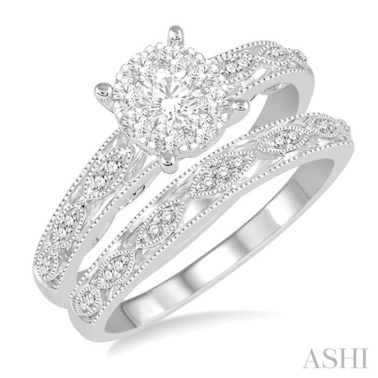 Lovebright Diamond Wedding Set