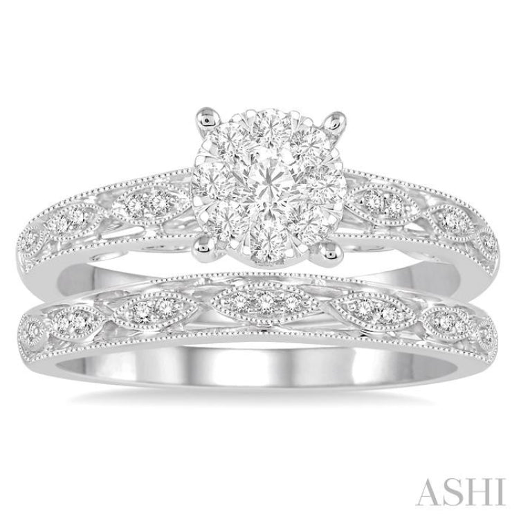 Lovebright Diamond Wedding Set