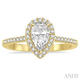 Pear Shape Diamond Engagement Ring