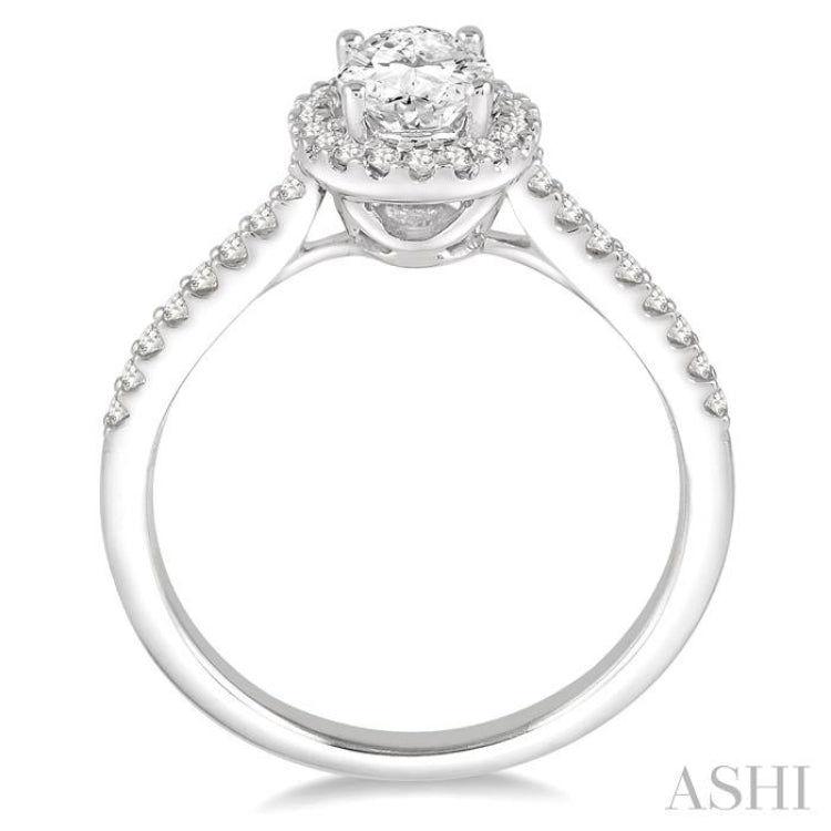 Oval Shape Diamond Engagement Ring