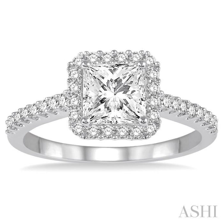 Semi-Mount Diamond Engagement Ring