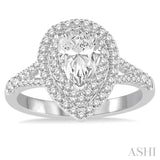 Pear Shape Diamond Engagement Ring