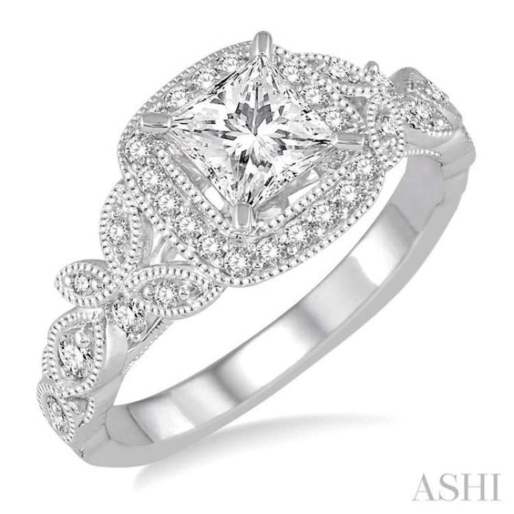 Semi-Mount Diamond Engagement Ring