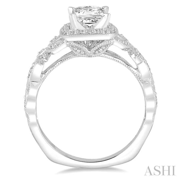 Semi-Mount Diamond Engagement Ring