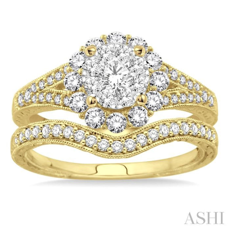 Lovebright Diamond Wedding Set