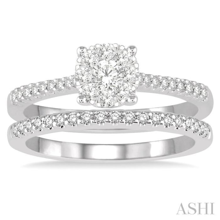 Lovebright Diamond Wedding Set