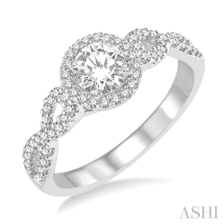 Semi-Mount Diamond Engagement Ring