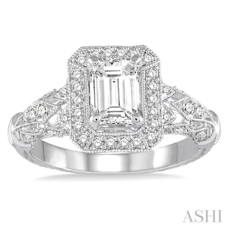 Semi-Mount Diamond Engagement Ring