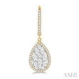 Pear Shape Lovebright Essential Diamond Earrings