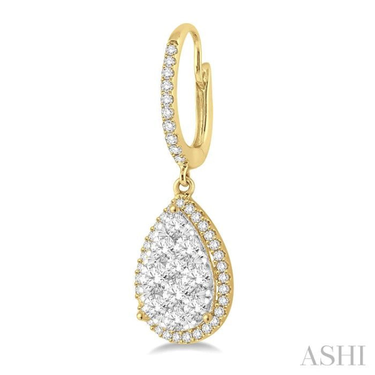 Pear Shape Lovebright Essential Diamond Earrings