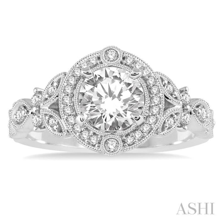 Semi-Mount Diamond Engagement Ring