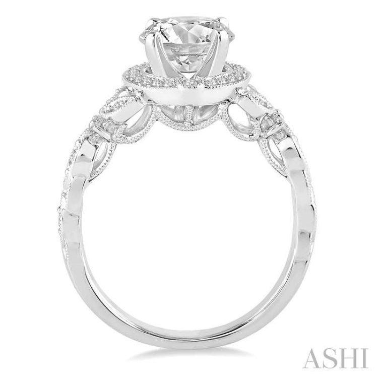 Semi-Mount Diamond Engagement Ring