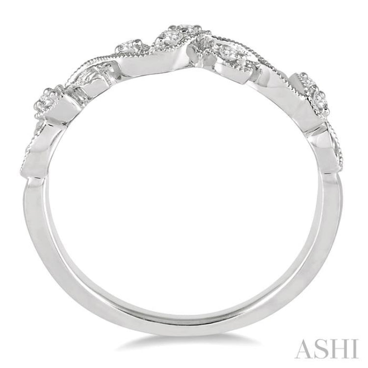 Stackable Diamond Wedding Band