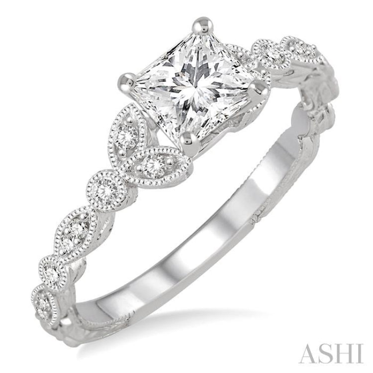 Semi-Mount Diamond Engagement Ring