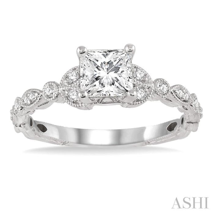 Semi-Mount Diamond Engagement Ring