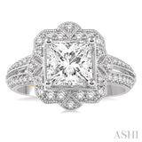 Semi-Mount Diamond Engagement Ring