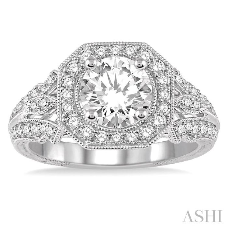 Semi-Mount Diamond Engagement Ring