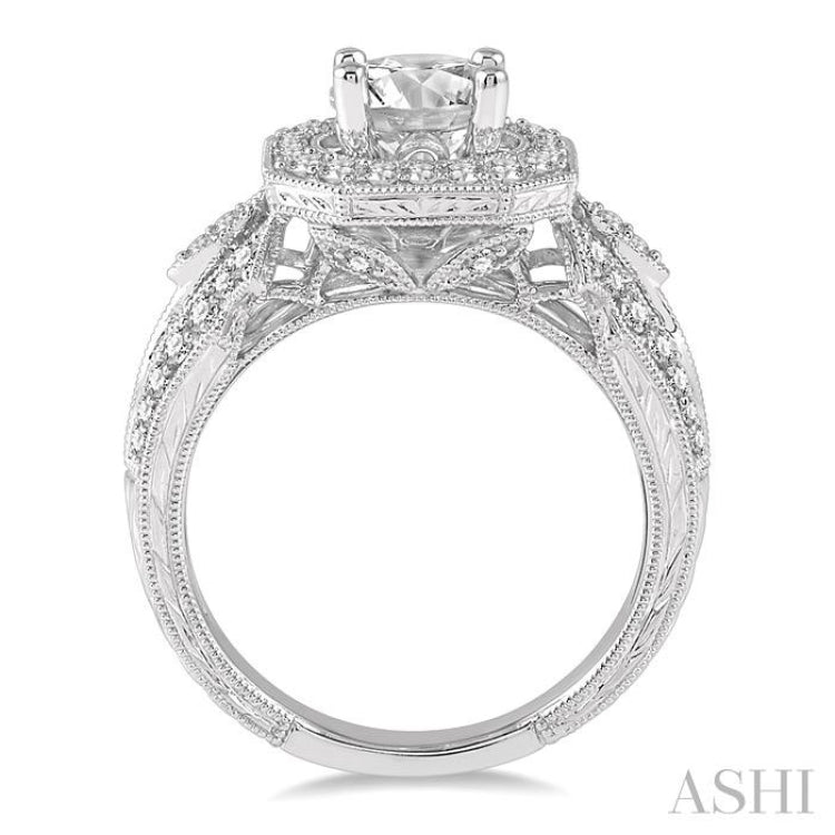 Semi-Mount Diamond Engagement Ring