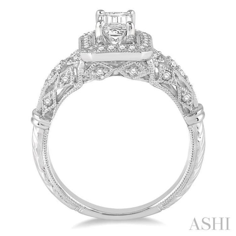 Semi-Mount Diamond Engagement Ring