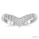 Chevron Diamond Fashion Ring