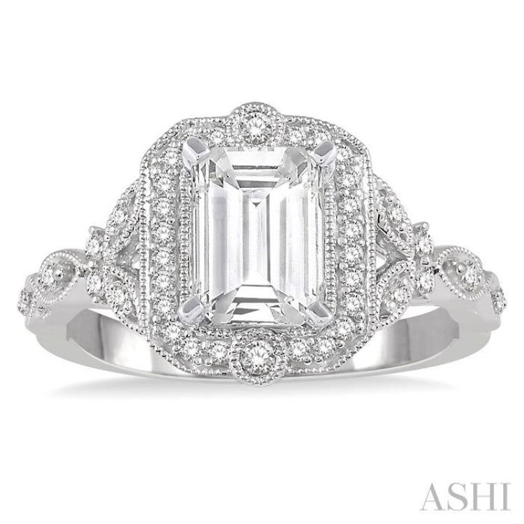 Semi-Mount Diamond Engagement Ring