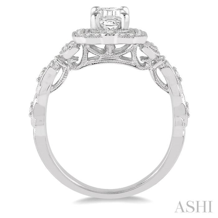 Semi-Mount Diamond Engagement Ring