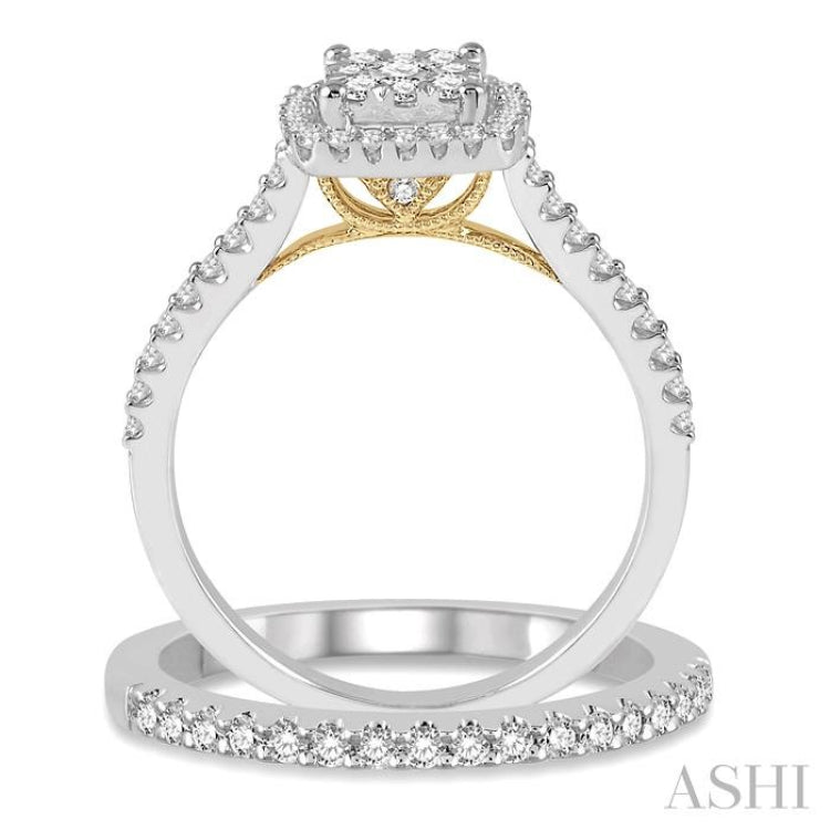 Lovebright Diamond Wedding Set