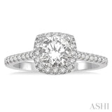 Semi-Mount Diamond Engagement Ring